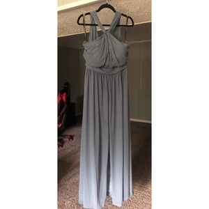 Bill Levkoff Bridesmaid Dress in Slate